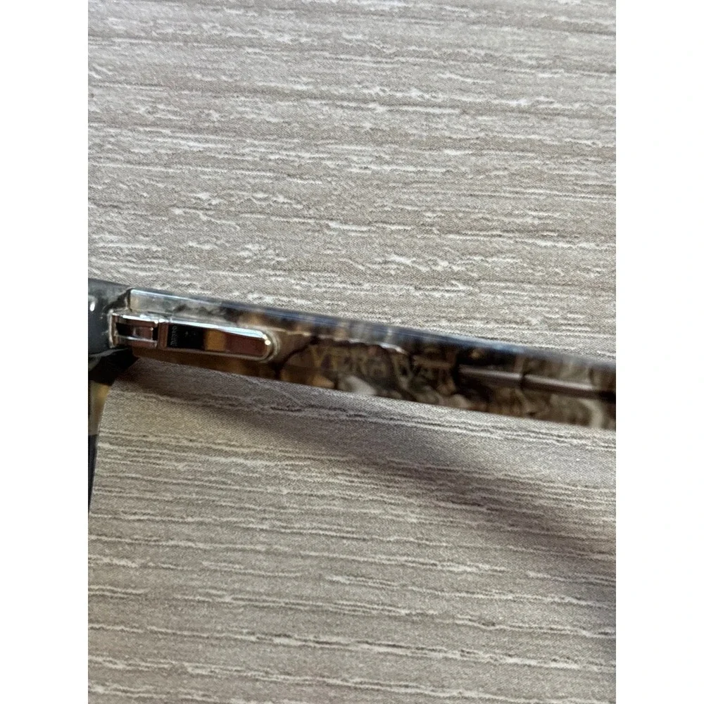 Vera‎ Wang Tortoise Shell Eyeglass FRAMES Rhinestone Crystal Embellished Women